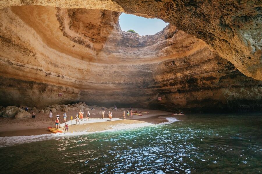 Albufeira: 2.5-Hour Benagil Caves & Dolphin Watching - Benagil Cave, with limits you should understand