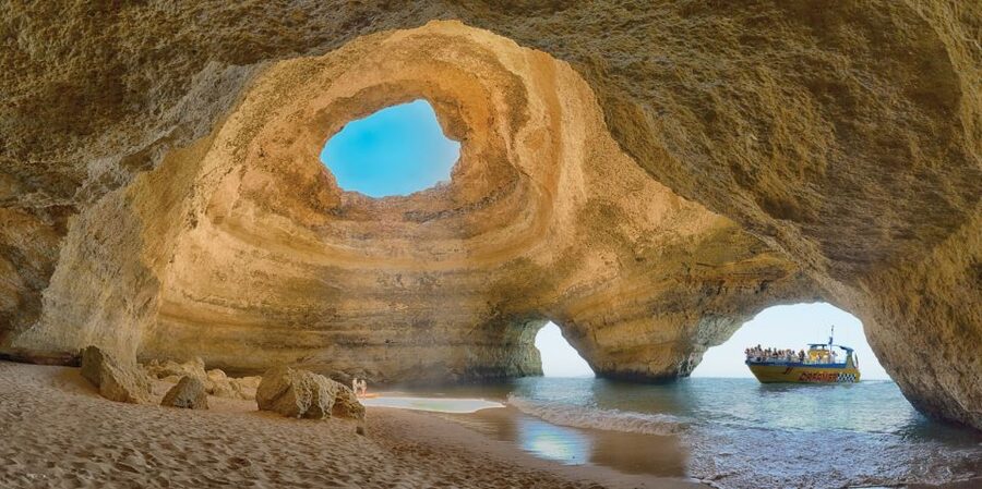 Albufeira: 2.5-Hour Benagil Caves & Dolphin Watching - The swim stop depends on the sea