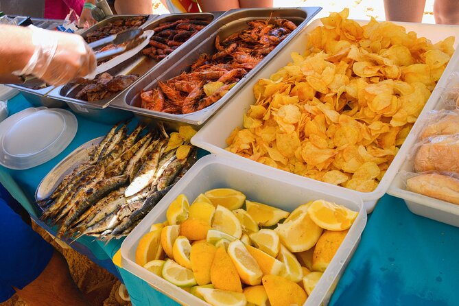 Albufeira Beach BBQ with Caves and Coastline Cruise with Open Bar - Reaching the secluded beach