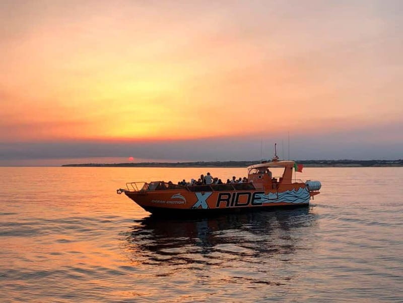 Albufeira: Benagil Cave Sunset Cruise - From Albufeira Marina to the Algarve coast