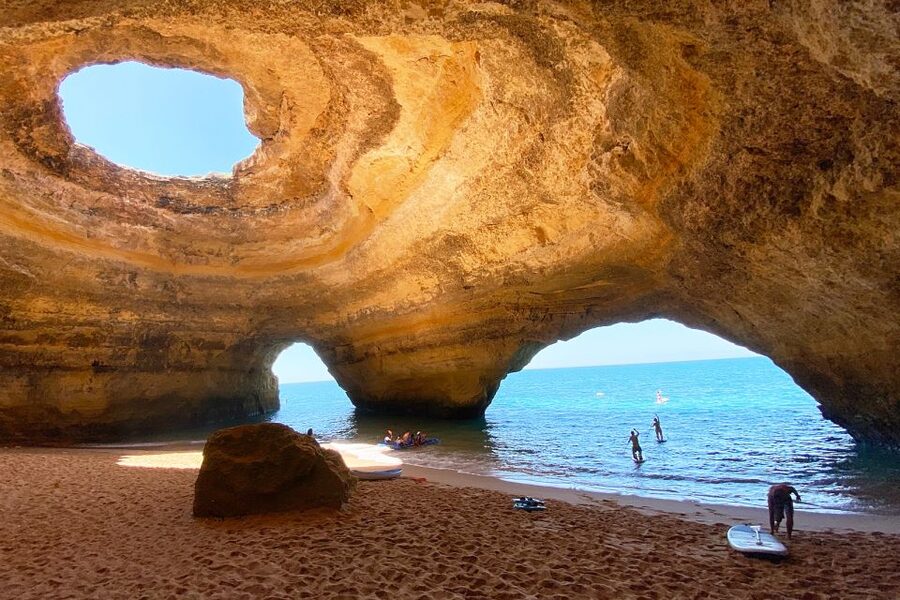 Albufeira: Benagil Caves & Dolphin Watching Speed Boat Tour - The optional swimming stop