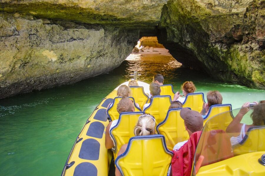 Albufeira: Benagil Caves & Dolphin Watching Speed Boat Tour - Setting out from Albufeira Marina