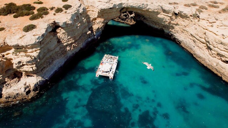 Albufeira: Caves and Coastline Catamaran Cruise to Benagil - Who should book this Benagil cruise?