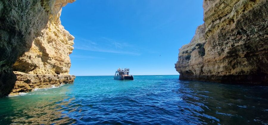 Albufeira: Coastline and Benagil Caves Tour by Catamaran - Who should book this catamaran cruise?