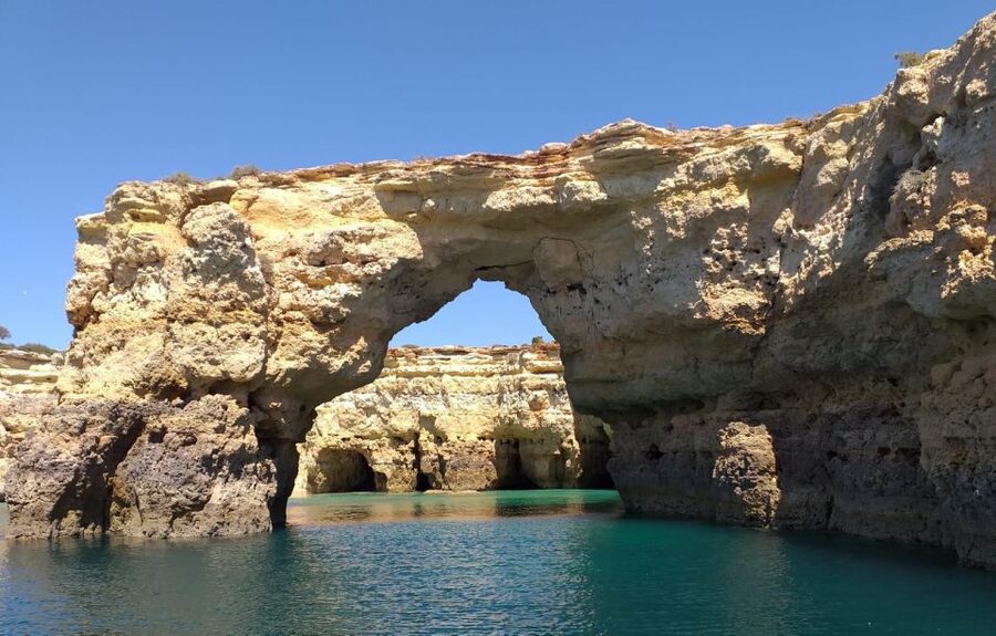 Albufeira: Coastline and Benagil Caves Tour by Catamaran - Nossa Senhora da Rocha and the Natural Arch of Albandeira