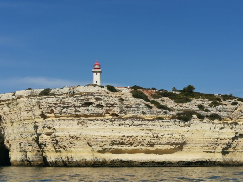 Albufeira: Coastline and Benagil Caves Tour by Catamaran - Praia da Marinha and the approach to Benagil
