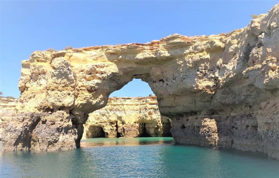 Albufeira: Dolphin Watching and Benagil Cave Boat Cruise - Benagil Cave and the limits of the sea