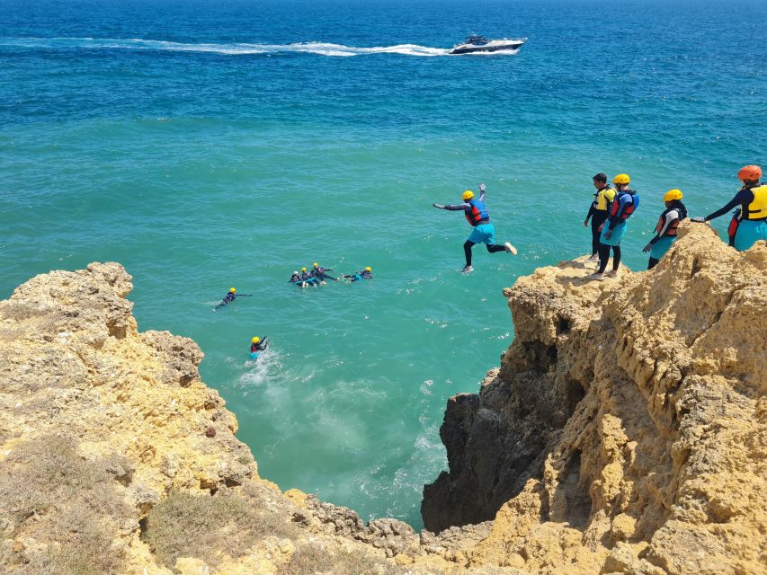 Albufeira: Guided Coasteering Tour with Cliff Jumping - Walking, climbing, and swimming along the cliffs