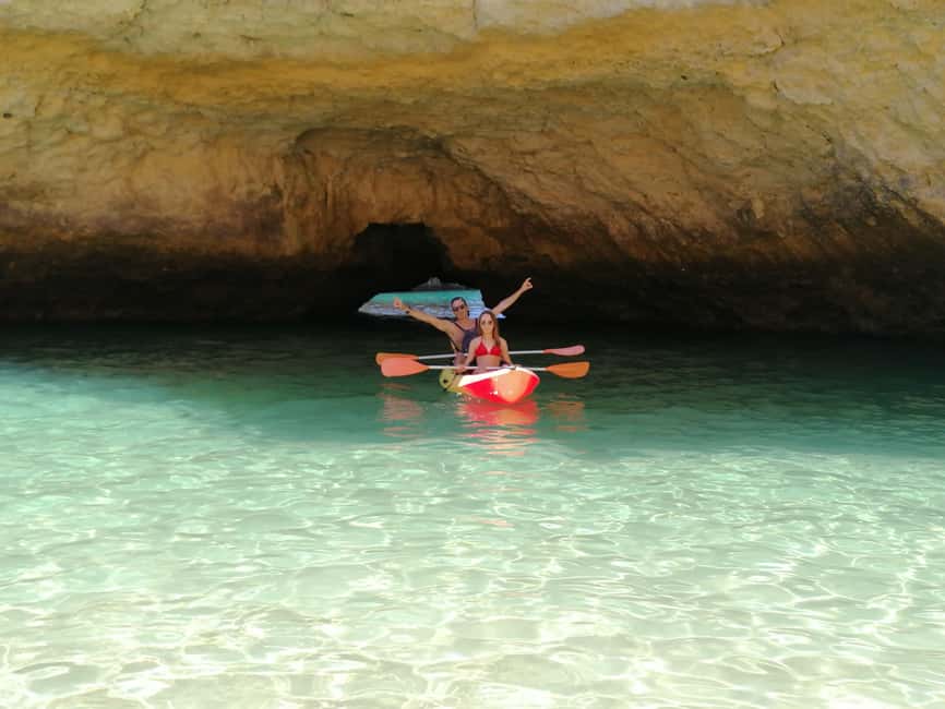 Albufeira: Kayak Tour of Hidden Caves and Secret Beaches - Paddling the São Rafael caves