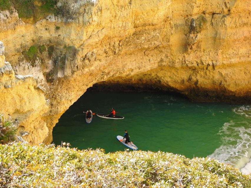 Albufeira: Kayak Tour of Hidden Caves and Secret Beaches - Swimming and resting at Praia das Salamitras