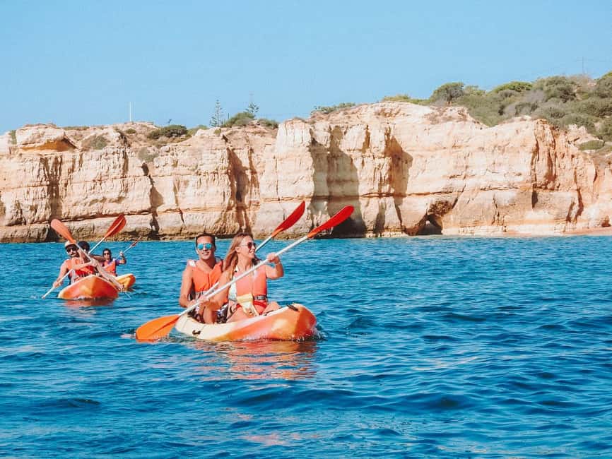 Albufeira: Kayak Tour of Hidden Caves and Secret Beaches - Five minutes of instruction that make a difference