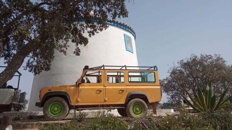 Albufeira: Off-Road Jeep Tour with Sunset - Sunset from a private mountain viewpoint