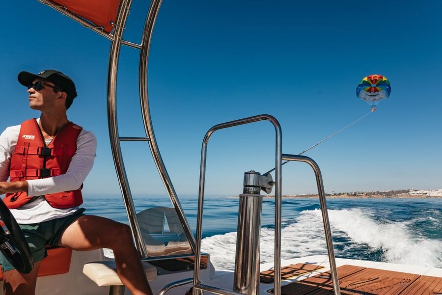 Albufeira: Parasailing Boat Trip - Booking flexibility helps with Algarve weather