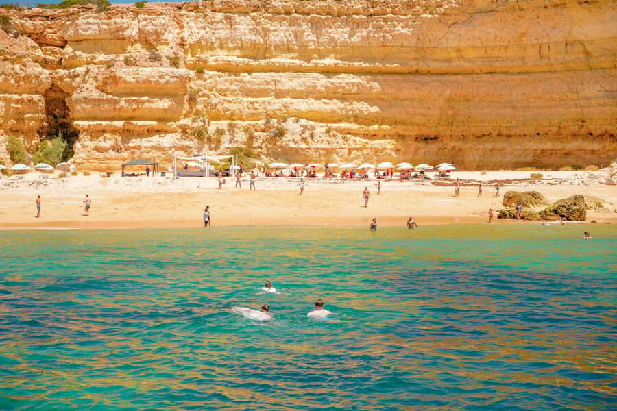 Albufeira: Sightseeing Cruise with Beach BBQ and Open Bar - From Albufeira Marina to the western coast