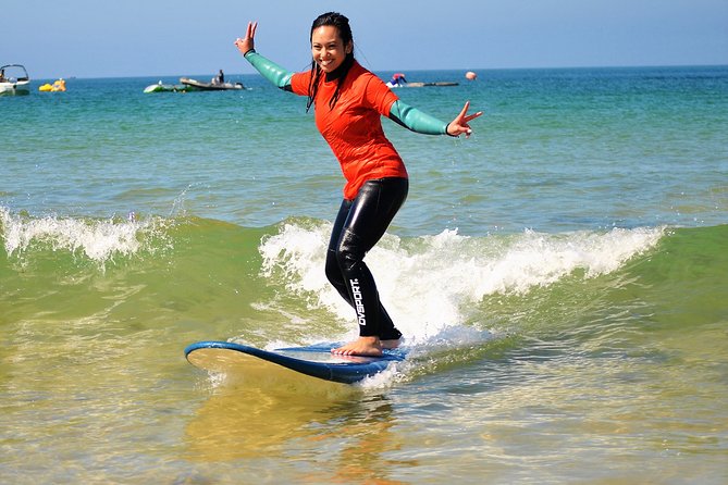 Albufeira: Surf Lesson - Starting on the sand at Praia da Galé