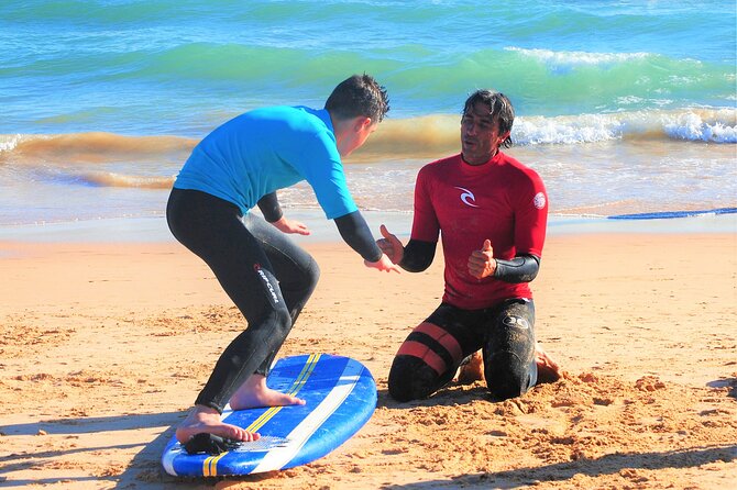 Albufeira: Surf Lesson - Getting your first chance to stand