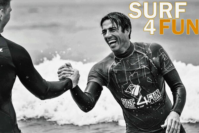 Albufeira: Surf Lesson - Group lessons, private attention, and comfort