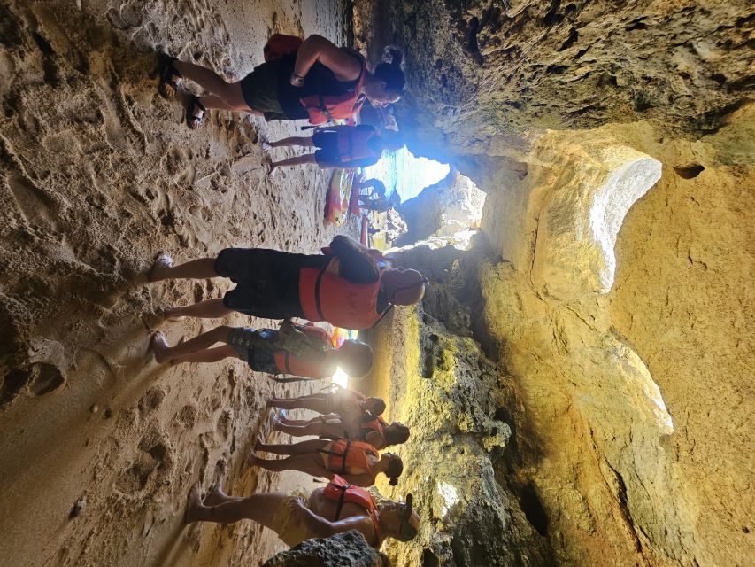Algarve: 2-Hour Benagil Kayak Rental - Entering Benagil Cave by kayak