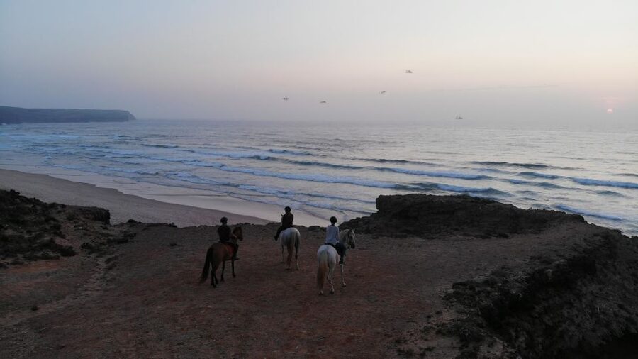Algarve: Horse Riding Beach Tour at Sunset or Morning - From Carrapateira village to the trailhead