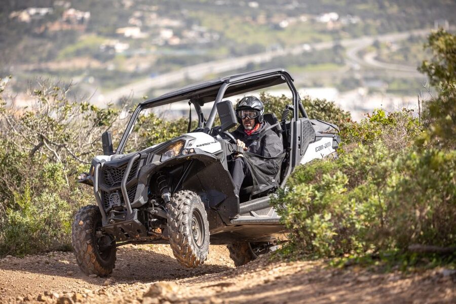 Almancil: Algarve Guided Off-Road Buggy Adventure - Getting ready with helmets and goggles