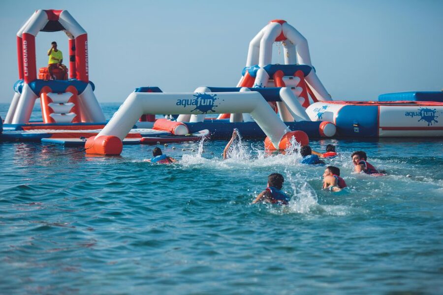 Armação de Pêra: Inflatable Waterpark Entry Ticket - Seven inflatables, one wet hour
