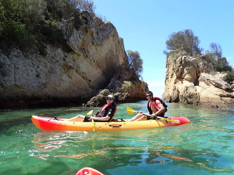 Arrábida Marine Reserve: Kayaking & Snorkeling Tour - Paddling below Arrábida’s sea cliffs