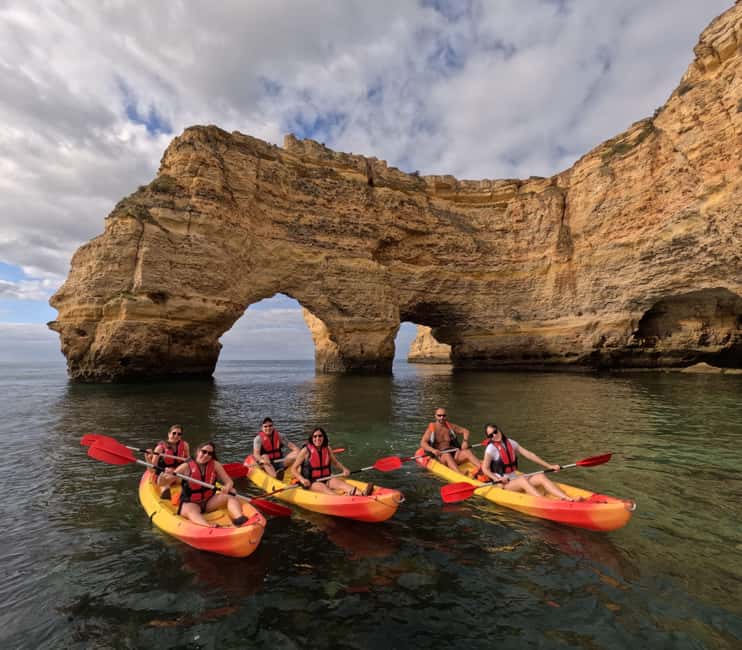 Benagil: 1:30Hour Kayak Rental with Private Parking - Marinha’s Arches and the quieter coast