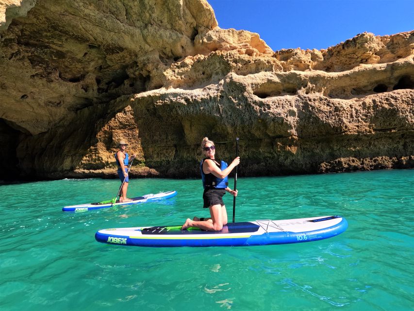 Benagil: Benagil Caves Guided Kayak Tour with Free 4K Photos - Paddling through the smaller caves first