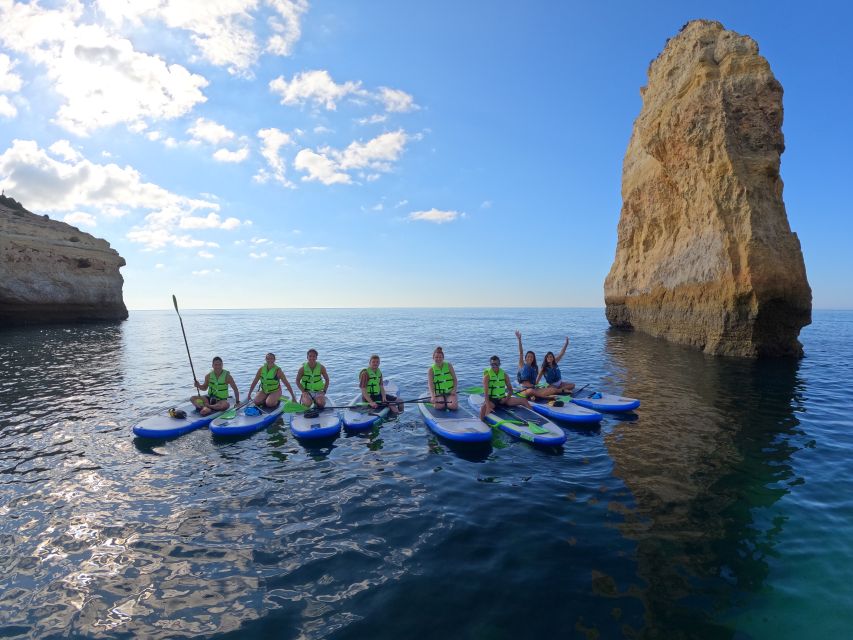 Benagil: Benagil Caves Guided Kayak Tour with Free 4K Photos - The viewpoint and the final stop at Marinha Beach