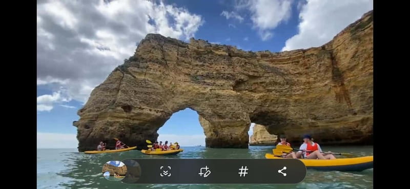 Benagil: Benagil Kayak Tour - Inside Algar de Benagil, the Algarve’s famous cave