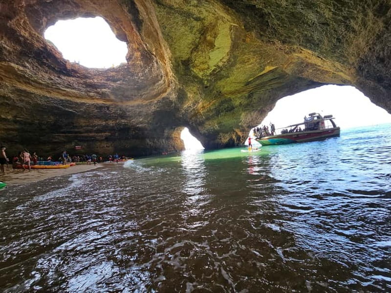 Benagil Cave: Guided Kayak Tour with Caves and Cliffs - Benagil Cave from the water