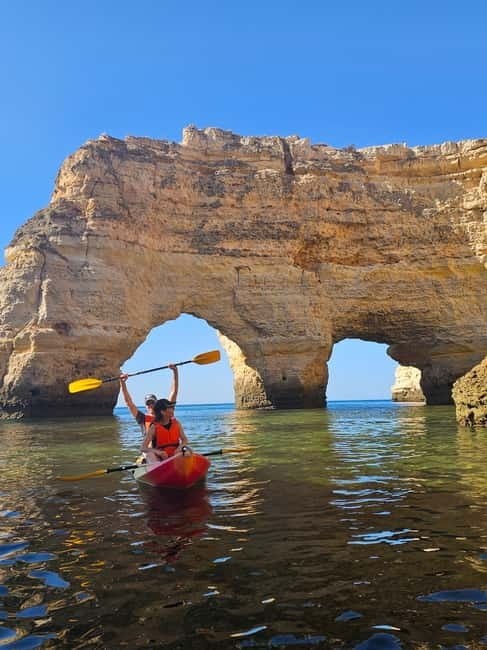 Benagil Cave: Guided Kayak Tour with Caves and Cliffs - More than Benagil: caves, tunnels, and quiet beaches