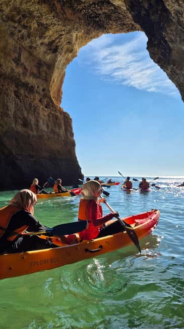 Benagil: Caves, Beaches, and Secret Spots Guided Kayak Tour - Smaller Caves and Gruta dos Algarinhos