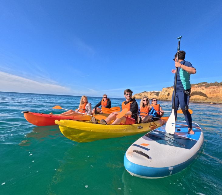 Benagil: Caves, Beaches, and Secret Spots Guided Kayak Tour - Praia da Marinha and the Natural Arch