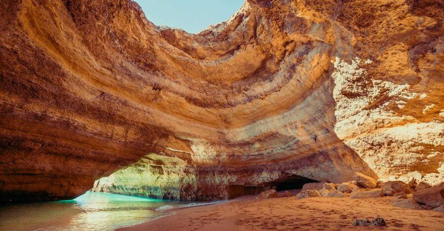 Benagil: Caves, Coves & Secret Beaches Guided Kayaking Tour - Entering the Benagil Sea Cave