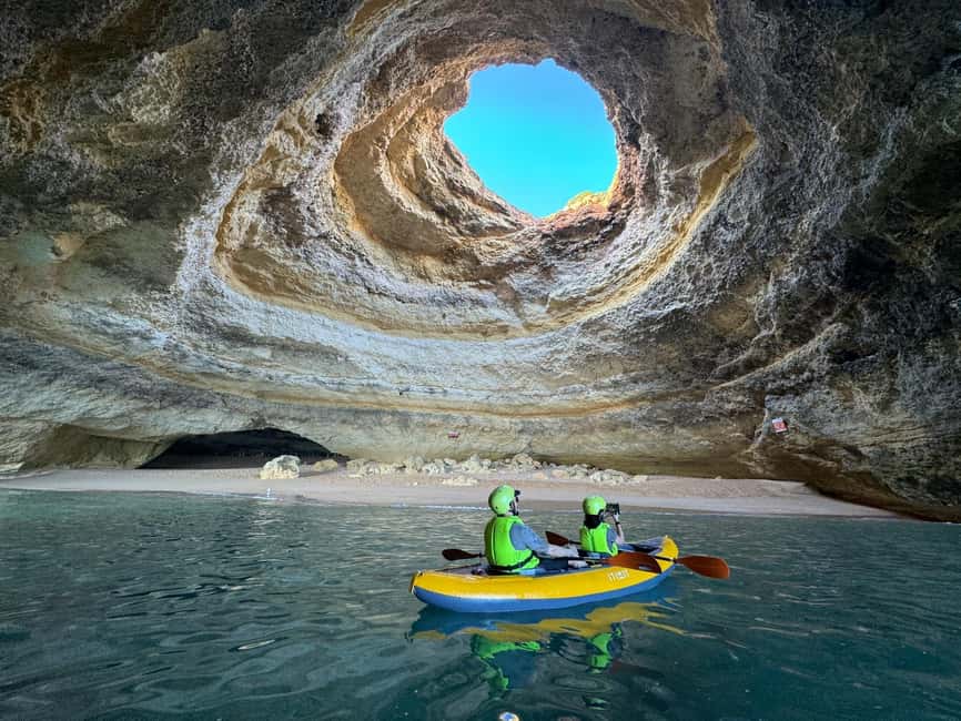 Benagil Caves: Kayaking Tour with a Local Guide - Entering the famous Benagil Cave
