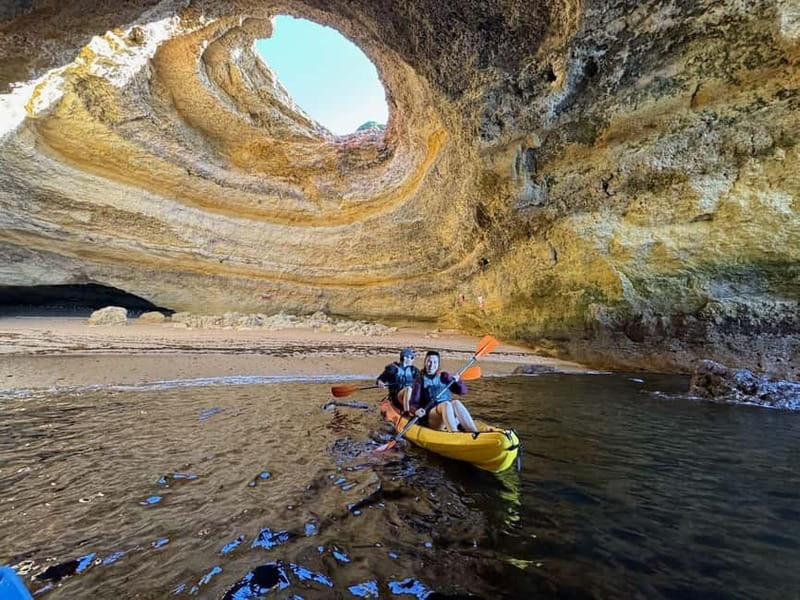 Benagil Kayak Tour: Explore Secret Caves with Licensed Guide - Key points at a glance