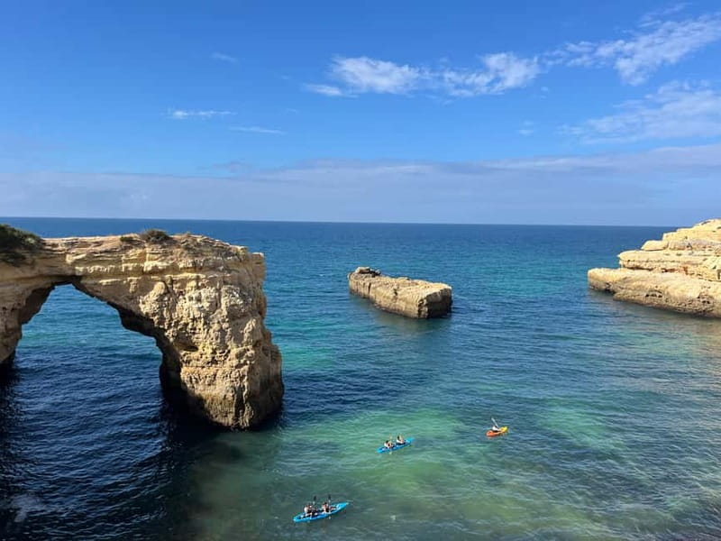 Benagil Kayak Tour: Explore Secret Caves with Licensed Guide - The secret stop and the return journey