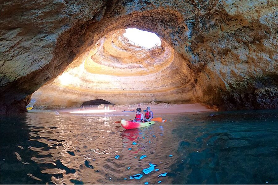Benagil: Kayaking Adventure in Benagil Caves & Marinha Beach - Beyond the Main Cave