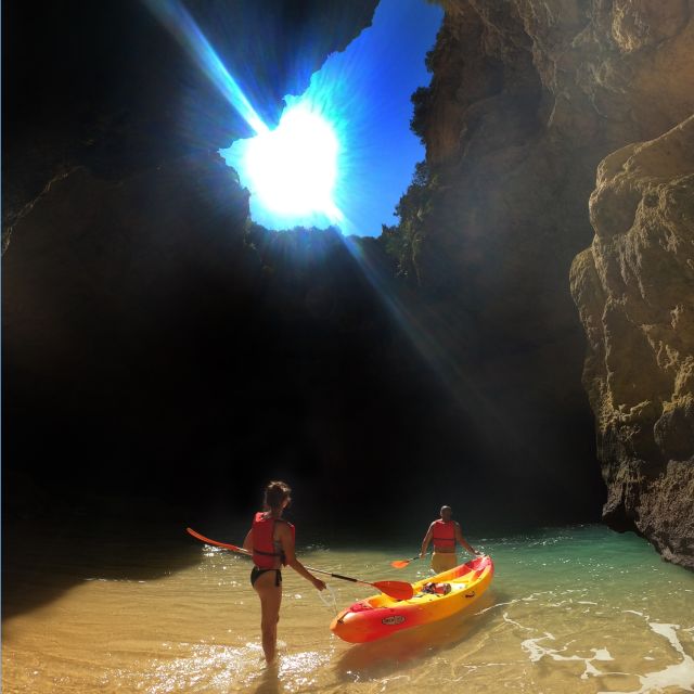 Benagil: Kayaking Adventure in Benagil Caves & Marinha Beach - Crowds, Boats, and Sea Conditions