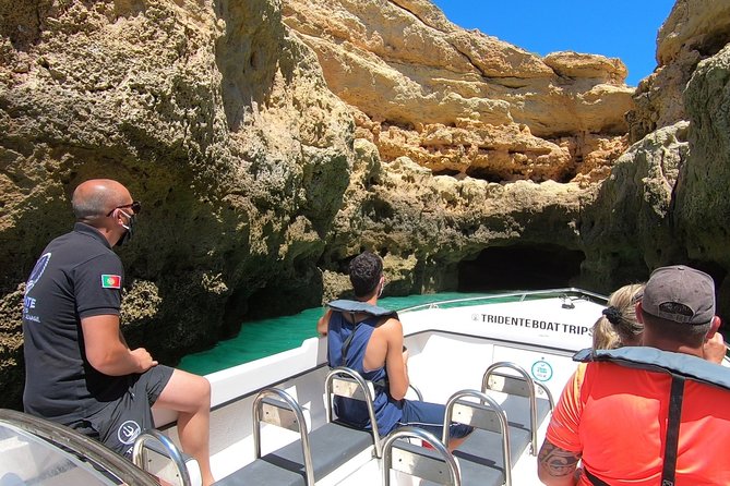 Boat Trip to the Benagil Caves from Armação de Pêra - Praia da Marinha and the classic Algarve view