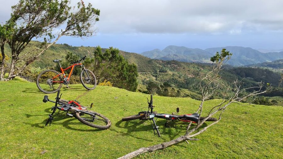 Camacha: Levada Trail e-Bike Guided Tour - The climb toward Santo da Serra