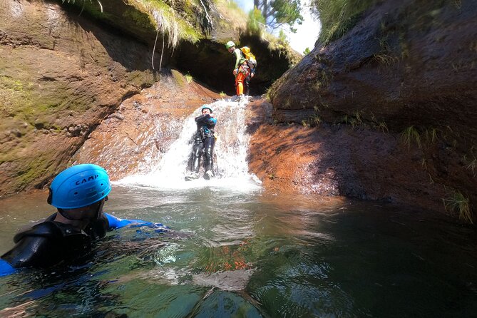 Canyoning in Madeira Island- Level 1 - Four rappels, including the 12-meter descent