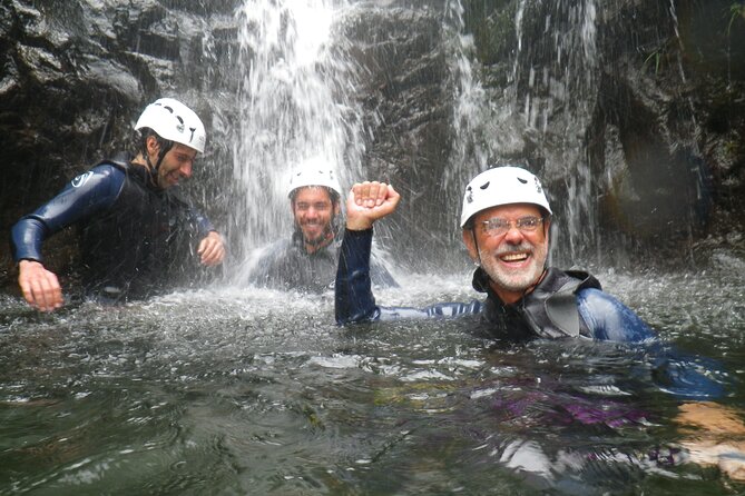 Canyoning Madeira Island - Level One - Rappels, jumps, and slides: how demanding is it?
