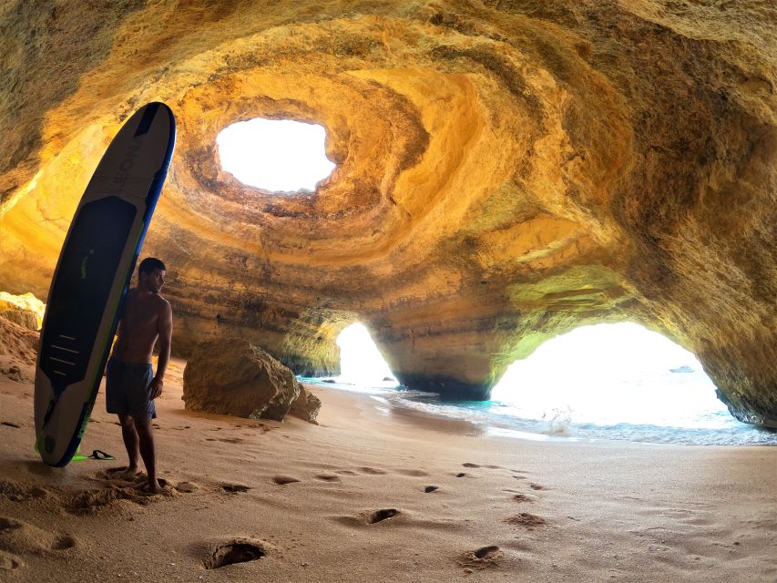 Carvoeiro: Benagil Cave Kayak Tour with 4k Photos - Inside Benagil Cave for about 25 minutes