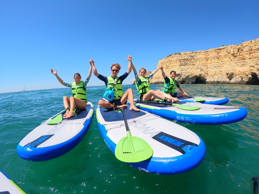 Carvoeiro: Benagil Cave Kayak Tour with 4k Photos - Smaller caves, secret beaches, and the return route