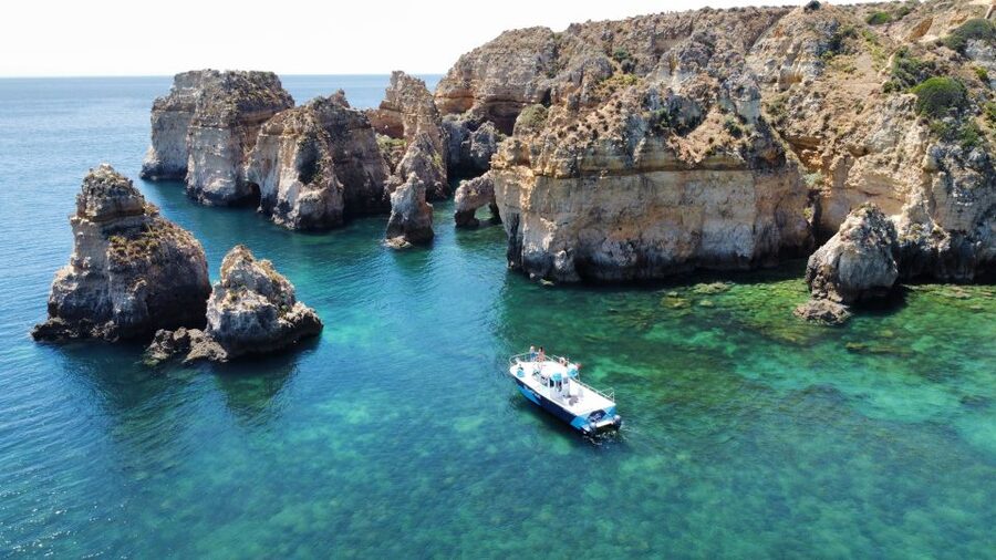 Coast Trip to Ponta da Piedade From Lagos - Leaving Lagos Marina for the coast