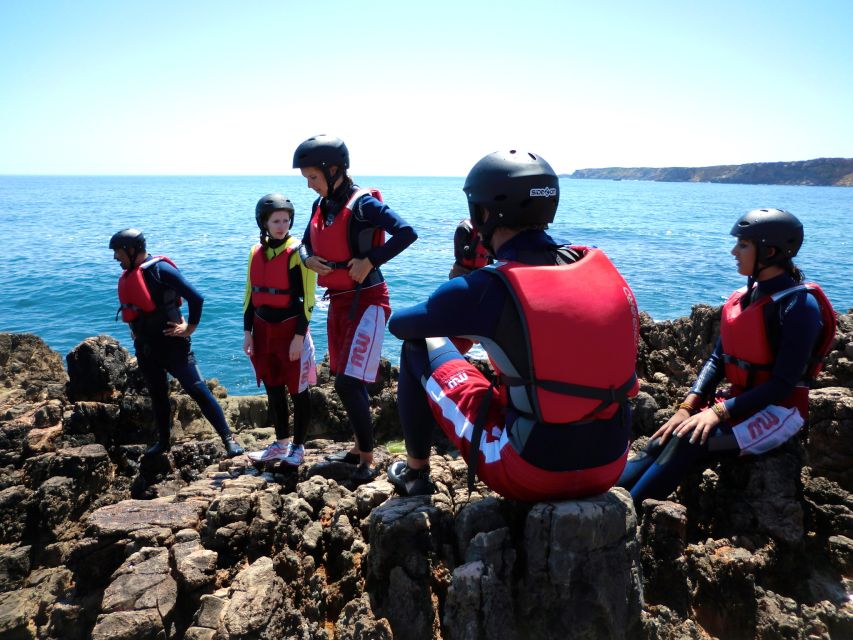 Coasteering Algarve: Cliff Jump, Swim & Climb in Sagres - Ingrina Beach and the first walk along the cliffs