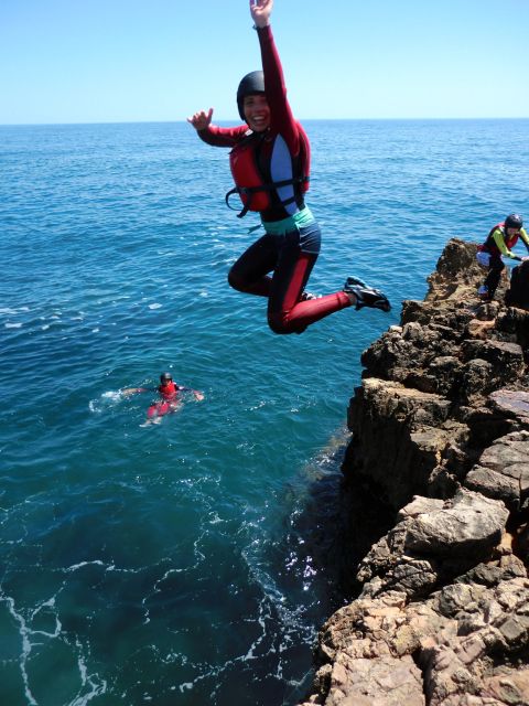 Coasteering Algarve: Cliff Jump, Swim & Climb in Sagres - Building from small jumps to 10 meters