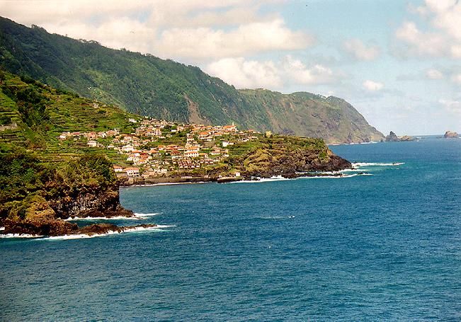 Discover Madeira: Full-Day Tour to Porto Moniz - Calheta marks the turn toward the high country